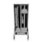 5S Supplies 5S Housekeeping Shadow Board Broom Station Version 1 - Black Board / Gray Shadows HSB-V1-BLACK/GRAY-KIT - alternate 1