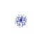 Holiday Bright Lights Shimmering Sphere, Blue, 5 mm Bulb LED-12SHS-BBLTW - alternate 4