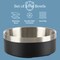 Petmaker Set of 2 Stainless Steel Dog Bowls 32oz Double Wall Insulated Non Slip Metal for Small-Medium Pets PET6425 - alternate 3