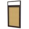 Ghent 1 Door Enclosed Natural Cork Bulletin Board, Headliner Frame, Bronze Aluminum, 3'H x 2'W PBK2 - alternate 1