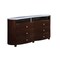 Homeroots 63" Brown Wood Six Drawer Dresser 366209 - alternate 1