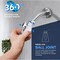 Supply Giant High Pressure Single Function Metal Showerhead, 1.8 GPM, 2.2in Face Dia., Adjustable, Chrome Plated 74-424 - alternate 6