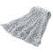 Rubbermaid Commercial 1 in Looped-End Wet Mop, White, Cotton/Synthetic, PK6, FGA41206WH00 FGA41206WH00 - alternate 1