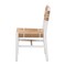Bali & Pari Talli Bohemian Paper Loom and White Mahogany Wood Dining Chair 249-13888-ZORO - alternate 8