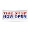 Signmission Tire Shop Now Open, 18 Inch x 48 Inch, Vinyl Banner B-30893 - alternate 1