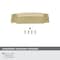 Amerock Highland Ridge 3-1/2 in 89 mm Center-to-Center Champagne Bronze Cabinet Cup Pull BP55318CZ - alternate 6
