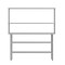 Flash Furniture Reese Work Table, 18 Gauge Stainless Steel Top Shelf and Double Overshelves, 2 Undershelves NH-WT-GU-2460-OSH-GG - alternate 5