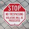 Signmission Stop No Trespassing Violators Will, 6 Inch X 6 Inch, Plastic Sign OC-P-6-224 - alternate 7
