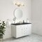 James Martin Vanities Chicago 48 in. Single Vanity, Glossy White, w/ 3 CM Charcoal Soapstone Silestone Top 503-V48-GW-3CSP - alternate 5