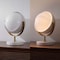 Jonathan Y Orion 12" Modern Contemporary Adjustable Rotating Globe w/Sliding Diffuser Shield LED Table Lam, 2PK JYL6019B-SET2 - alternate 7