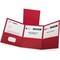 Oxford Paper Tri Fold Pocket Folder, Red, 20PK 59811 - alternate 1