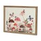 Homeroots 20" X 26" Natural And White Butterflies and Mushrooms Metal Framed Art 634379 - alternate 4