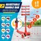 Outdoorcruiser Outdoor Cruiser 3-Wheel Kids Scooter, Lean-to-Steer, LED Wheels, Adjustable, Red, Ages 3-8 OCKSRED - alternate 4
