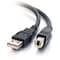 C2G 5m USB 2.0 A/B Cable - Black (16.4ft) - Type A Male USB - Type B Male USB - 16.4ft - Black 28104 - alternate 1