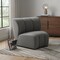 Homeroots 42" Black Velvet Modular Sofa 573987 - alternate 7