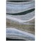 Homeroots 9' X 12' Brown Blue And Gray Abstract Washable Indoor Outdoor Area Rug 603675 - alternate 5