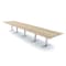 Skutchi Designs 18ft Conference Table W/ Power Unit | 18 Person Modular Rectangular Meeting Table | Harmony Series HAR-REC-48x216-T-K525-NA - alternate 1