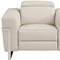 Homeroots 41" Beige Italian Leather Power Recliner Chair 482248 - alternate 4