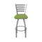 Holland Bar Stool Co 410 Jackie Stainless Steel 36in Swivel Bar Stool with Canter Kiwi Green Seat 41036SS009 - alternate 6