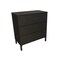 Homeroots 30" Black Three Drawer Dresser 533812 - alternate 7