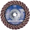 Pferd Flap Disc, PVL-R, POLIVLIES CURVE, 4-1/2in x 5/8-11, Coarse, Aluminum oxide 45927 - alternate 7