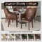 Leisuremod Vivara Collection Modern Dining Chair in Dark Brown VC23DBR - alternate 6