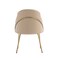 Manhattan Comfort Gracie Dining Chair in Tan and Gold - Set of 2 2-DC100-GTN - alternate 6