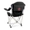 Picnic Time Family Of Brands NCAA Stanford Cardinal Reclining Camp Chair - Beach Chair for AdultsBlack with Gray Accents 803-00-175-534-0 - alternate 1