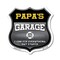 Signmission Papa's Garage I Can Fix Everything But Stupid, 18 Inch X 18 Inch, Plastic Sign SHI-P-18-490-PAPA - alternate 1