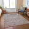 Homeroots 3' X 5' Taupe And Brown Floral Washable Indoor Outdoor Area Rug 609522 - alternate 5