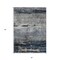 Homeroots 5' X 8' Navy Blue Gray And Black Abstract Washable Indoor Outdoor Area Rug 605962 - alternate 5