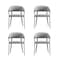 Manhattan Comfort Belle Dining Chair in Stone Grey, 4PK 4-DC099-GY - alternate 6