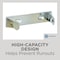 Georgia-Pacific 3-3/32"H x 13-1/4"W, Towel Dispenser, Chrome 52720 - alternate 9