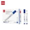Deli MATE Dry-Erase Marker, Bullet Tip, Blue, Low-Odor, 12PK EU00330 - alternate 1