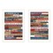 Homeroots Set Of Two America Proud White Framed Print Wall Art, 2PK 405739 - alternate 1