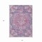 Homeroots 5' X 8' Purple Floral Medallion Washable Indoor Outdoor Area Rug 607849 - alternate 4