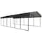 Arrow 12 x 29 x 7 ft Charcoal Carport CPHC122907 - alternate 1