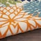 Homeroots 10' Blue And Green Round Indoor Outdoor Area Rug 521640 - alternate 6