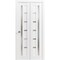 Sartodoors Sliding Closet Bi-fold Doors White Solid Core Modern Interior QUADRO4088BF-WS-56 x 96 (2* 28x96) - alternate 1