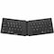 Targus FOLDABLE ERGONOMIC KEYBOARD W/ ANTIMICROBIAL DEFENSEGUARD BLACK AKF003US - alternate 4