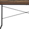 Homeroots 47" Brown and Black Computer Desk 286419 - alternate 6