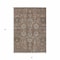Homeroots 3' X 5' Brown Gray And Charcoal Oriental Washable Indoor Outdoor Area Rug 582116 - alternate 6