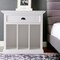 Homeroots 31" White Solid and Manufactured Wood Nightstand 397621 - alternate 4