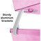 Acrimet Facility 2 Tier Letter Tray Side Load Letter Size Desktop File Organizer Plastic Clear Pink 253.8 - alternate 6