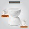 Leisuremod Sage Fiberstone Side Table, Half-Round Hourglass Design, Weatherproof, Fully Assembled SST16MW - alternate 5