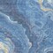 Homeroots 5' X 8' Blue Gold And Ivory Abstract Washable Indoor Outdoor Area Rug 618197 - alternate 6