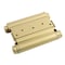Trans Atlantic Co. 6 in. Bright Brass Double Acting Barrel Spring Square Corner Door Hinge with Fixed Pin - Pack of 2 DH-TAN5006-US3 - alternate 4