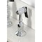 Kingston Brass Bridge Kitchen Faucet with Brass Sprayer, Polished Chrome KS7271BEXBS - alternate 4