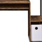 Homeroots 37" Oak and Black Wood and Metal Computer Desk 491432 - alternate 5