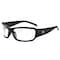 Ergodyne THOR, Safety Glasses, Anti-Scratch & Fog-Off+, Clear Lens, Matte Black Frame, Full-Frame THOR-AFAS - alternate 1